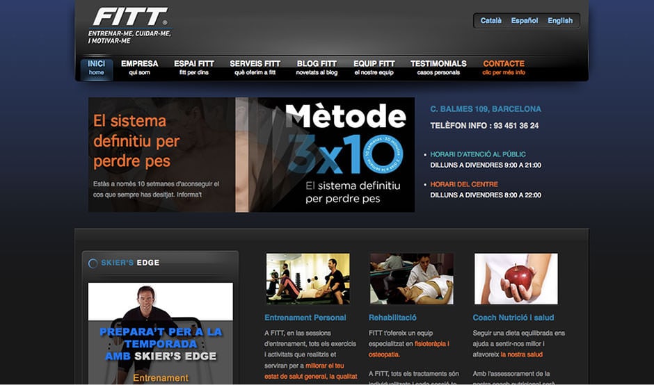 pagina web barcelona fitt entrenamiento personal