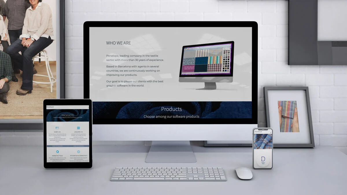Diseño web en varios dispositivos electrónicos.